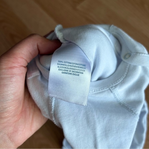 Ralph Lauren Light Blue Logo Onesie 3 Months - Picture 3 of 7